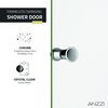 Anzzi Romance 72in x 335in Frameless Swinging Shower Door in Chrome SD-AZ14-01CH